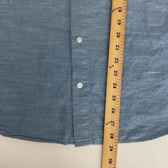 Oakley Light Blue Casual Button Down Shirt - Picture 9 of 9